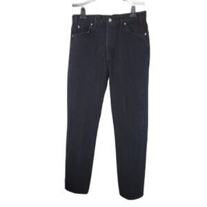 Vintage Levi's 505 Black Button Fly Denim Jeans